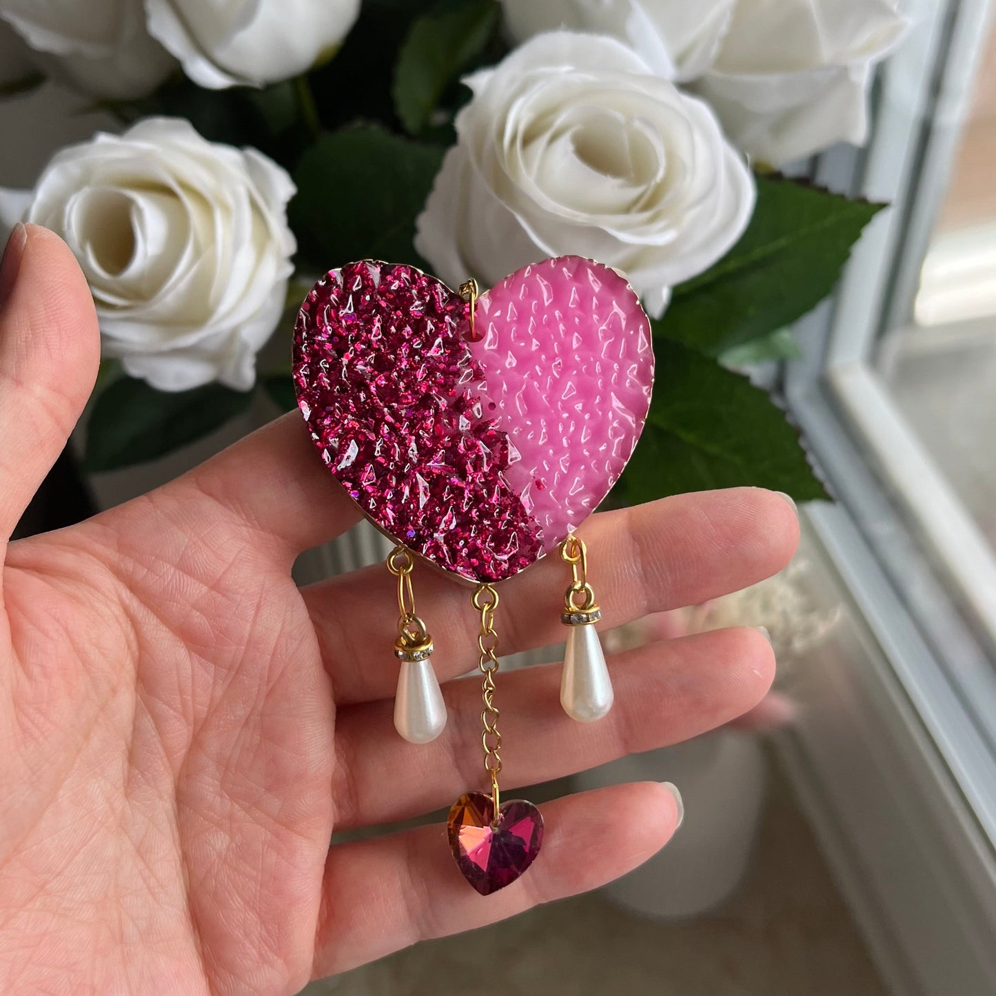 Autospiegel Sonnenfänger Herz / verschiedene Varianten