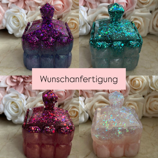 Kristalldose / personalisierbar