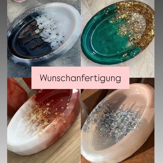 Seifenschale oval - personalisierbar