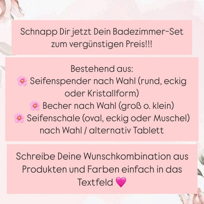 Badezimmer-Set personalisierbar