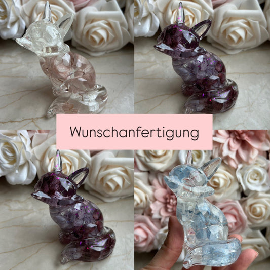 Fuchs sitzend personalisierbar