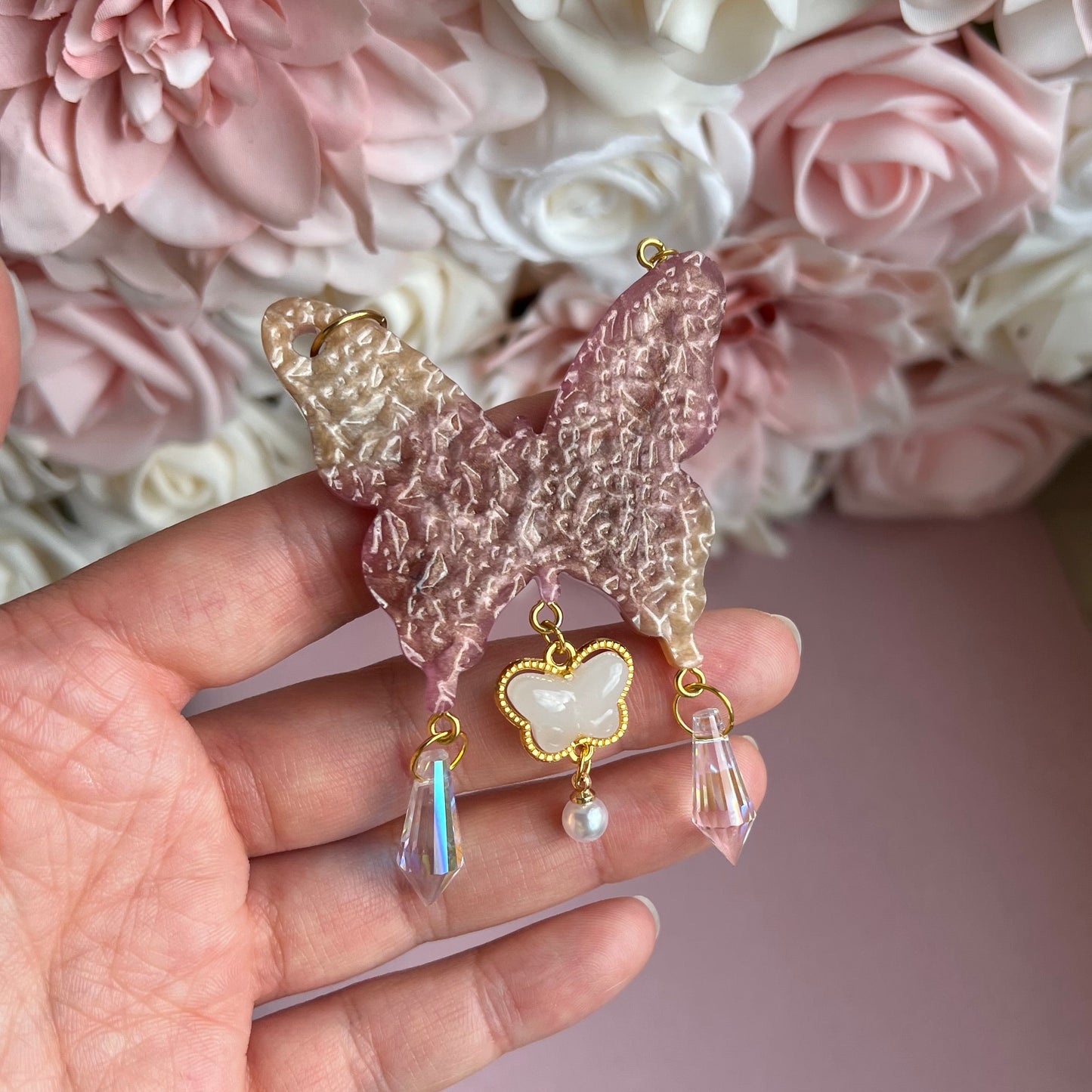 Autospiegel Sonnenfänger Schmetterling / verschiedene Varianten