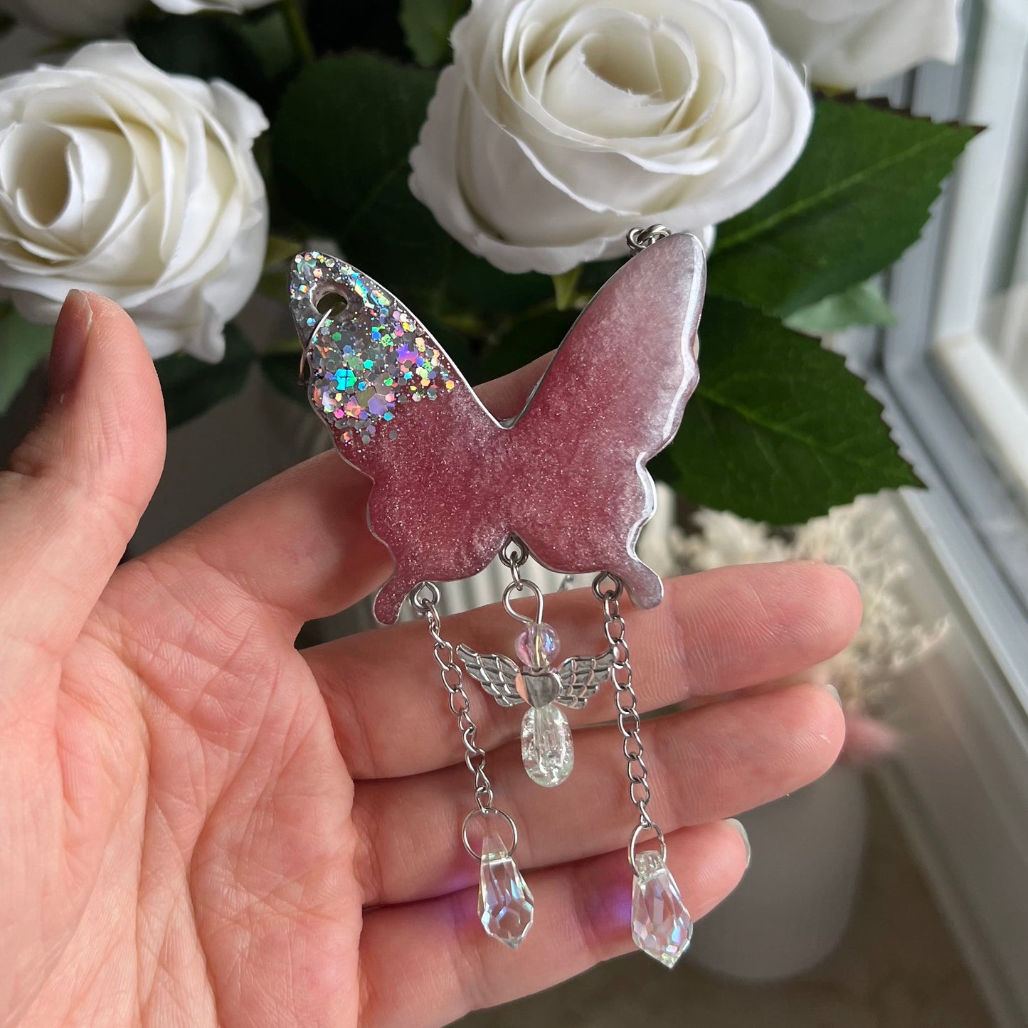 Autospiegel Sonnenfänger Schmetterling / verschiedene Varianten