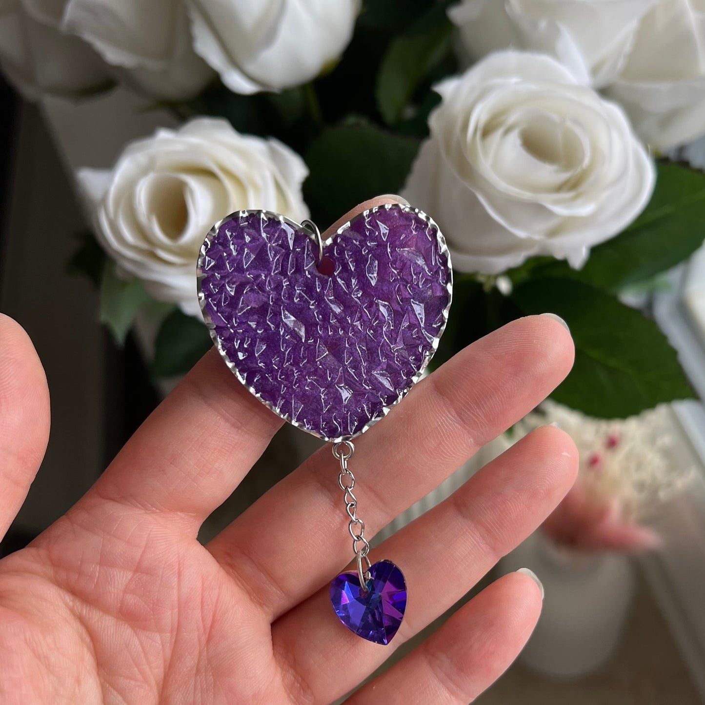 Autospiegel Sonnenfänger Herz / verschiedene Varianten